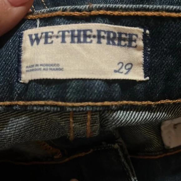 Free People Serafin Mid Rise Slim Boot Cut Jeans - Picture 3 of 5